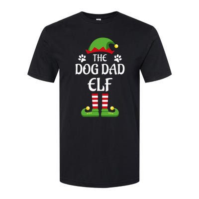 Dog Dad Elf Family Matching Group Christmas Softstyle CVC T-Shirt