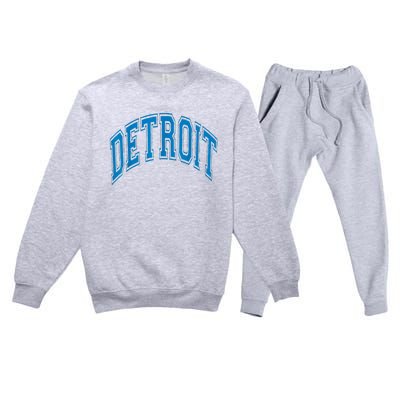 Detroit Premium Crewneck Sweatsuit Set