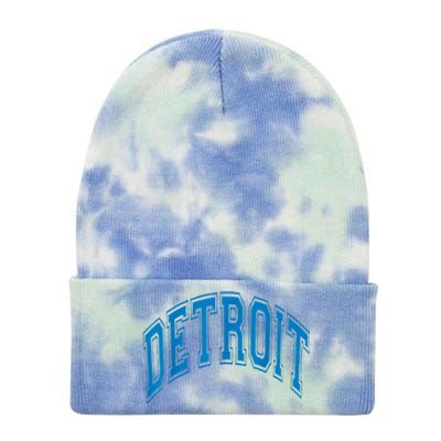 Detroit Tie Dye 12in Knit Beanie