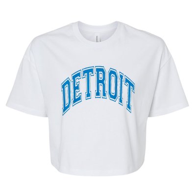 Detroit Bella+Canvas Jersey Crop Tee