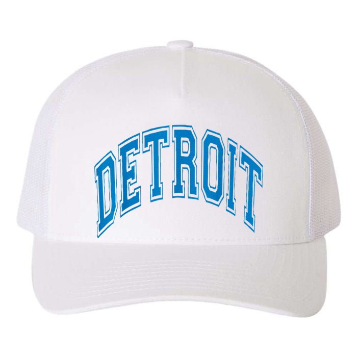 Detroit Yupoong Adult 5-Panel Trucker Hat