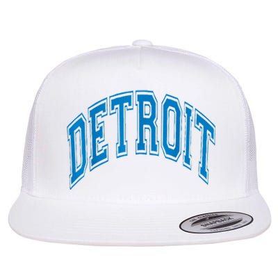 Detroit Flat Bill Trucker Hat