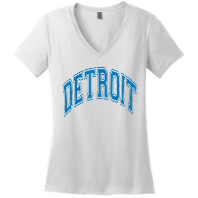 Detroit Women's V-Neck T-Shirt