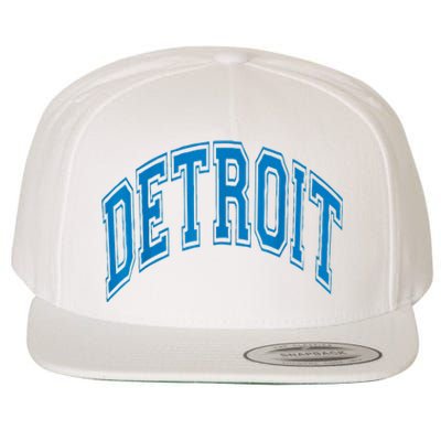 Detroit Wool Snapback Cap