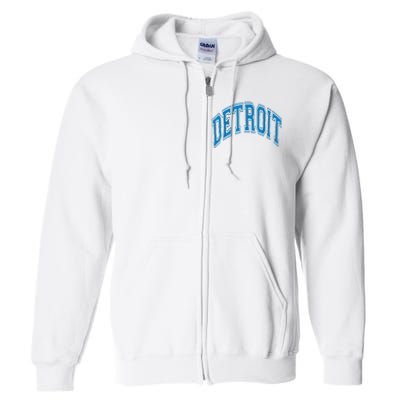 Detroit Full Zip Hoodie