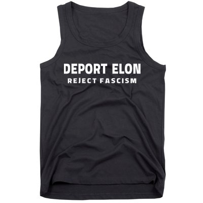 Deport Deporte Elon Reject Fascism Tank Top