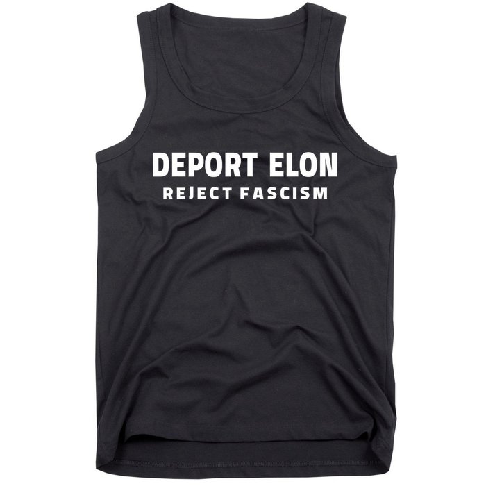 Deport Deporte Elon Reject Fascism Tank Top