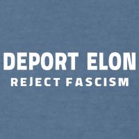 Deport Deporte Elon Reject Fascism Garment-Dyed Sweatshirt