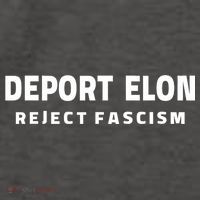 Deport Deporte Elon Reject Fascism Vector Backpack