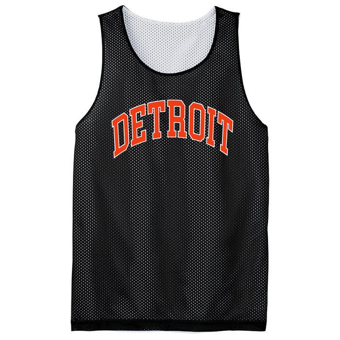 Detroit Mesh Reversible Basketball Jersey Tank