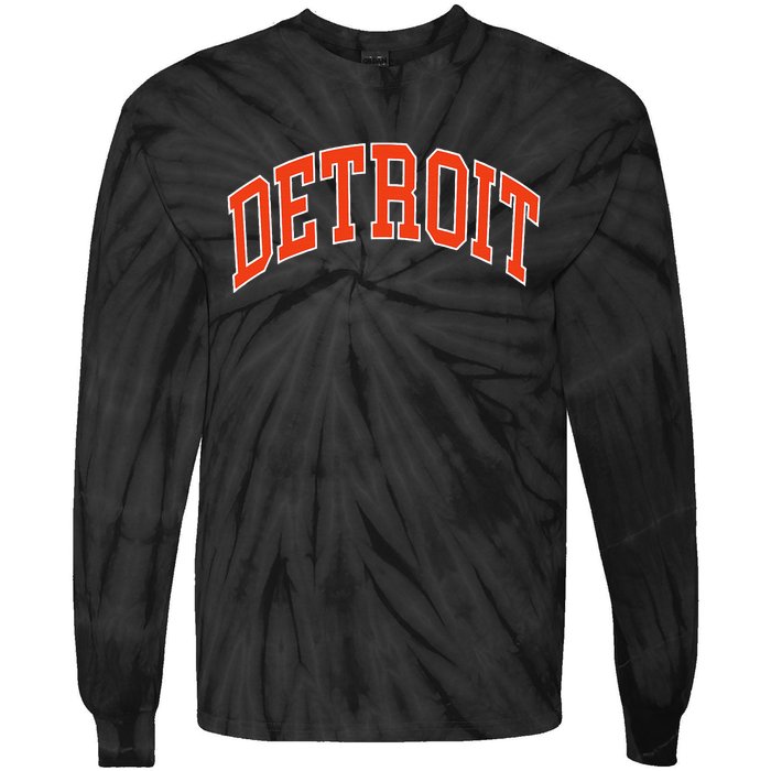 Detroit Tie-Dye Long Sleeve Shirt