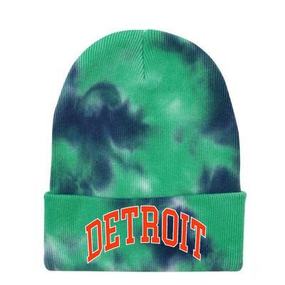 Detroit Tie Dye 12in Knit Beanie