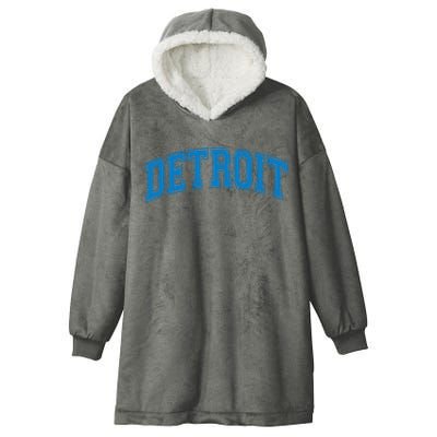 Detroit Hooded Wearable Blanket