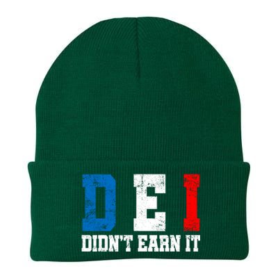 Dei DidnT Earn It Funny Knit Cap Winter Beanie