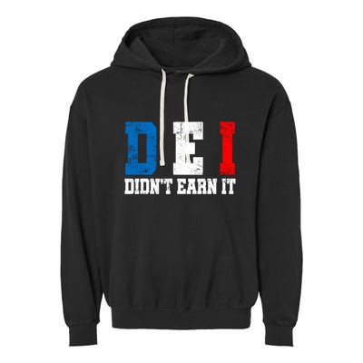 Dei DidnT Earn It Funny Garment-Dyed Fleece Hoodie