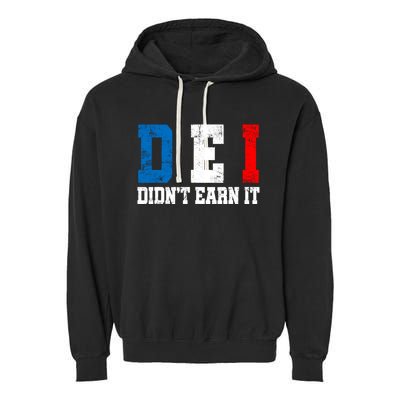 Dei DidnT Earn It Funny Garment-Dyed Fleece Hoodie