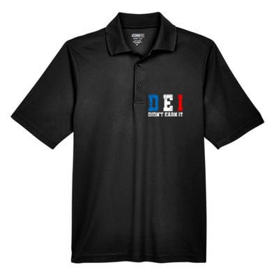 Dei DidnT Earn It Funny Men's Origin Performance Pique Polo