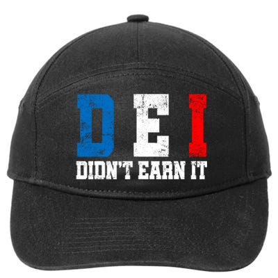 Dei DidnT Earn It Funny 7-Panel Snapback Hat