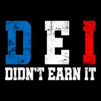 Dei DidnT Earn It Funny Drawstring Bag