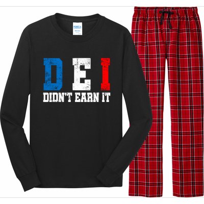 Dei DidnT Earn It Funny Long Sleeve Pajama Set