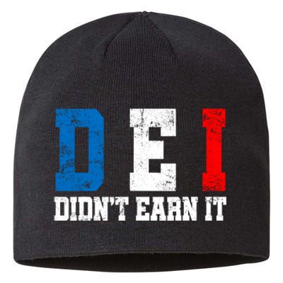 Dei DidnT Earn It Funny Sustainable Beanie