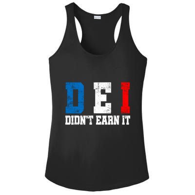 Dei DidnT Earn It Funny Ladies PosiCharge Competitor Racerback Tank