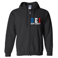 Dei DidnT Earn It Funny Full Zip Hoodie