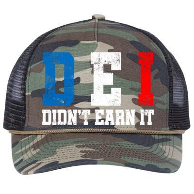 Dei DidnT Earn It Funny Retro Rope Trucker Hat Cap