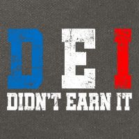 Dei DidnT Earn It Funny Cotton Canvas Backpack