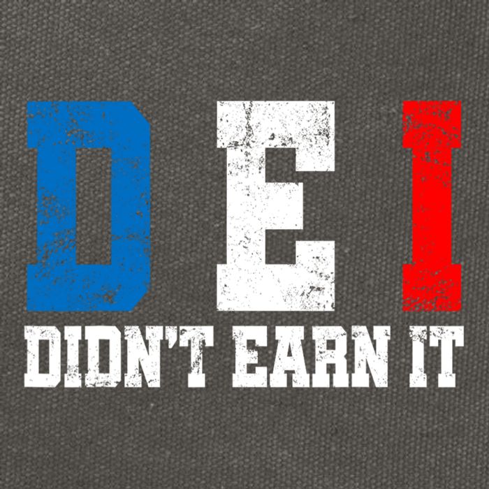 Dei DidnT Earn It Funny Cotton Canvas Backpack