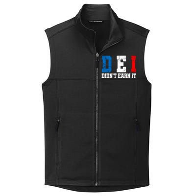 Dei DidnT Earn It Funny Collective Smooth Fleece Vest