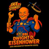 Dwight D. Eisenhower The Presidential Chronicles Drawstring Bag