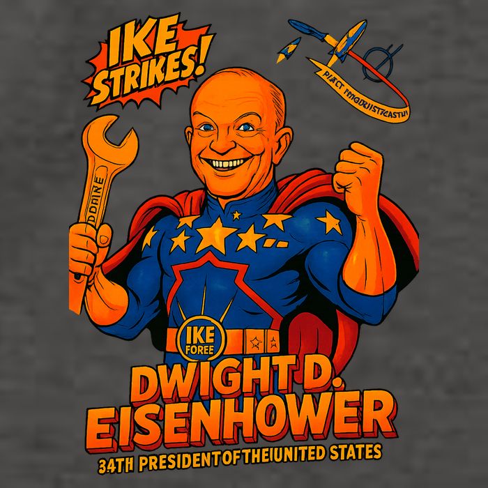 Dwight D. Eisenhower The Presidential Chronicles Vector Backpack