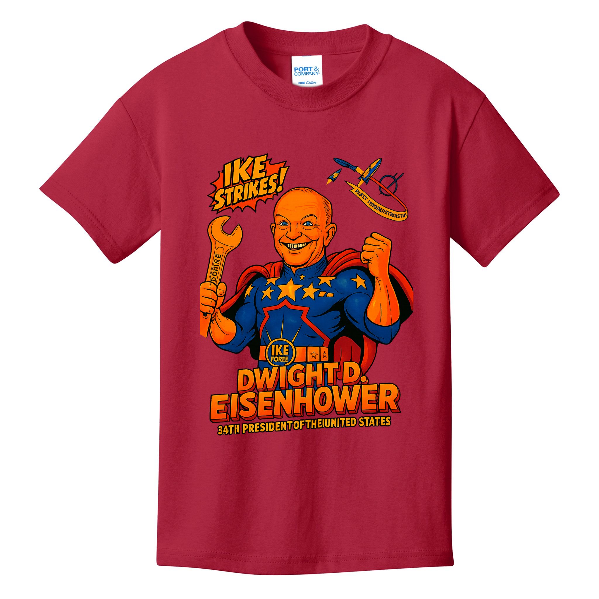 Dwight D. Eisenhower The Presidential Chronicles Kids T-Shirt