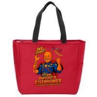 Dwight D. Eisenhower The Presidential Chronicles Zip Tote Bag