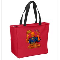 Dwight D. Eisenhower The Presidential Chronicles Zip Tote Bag