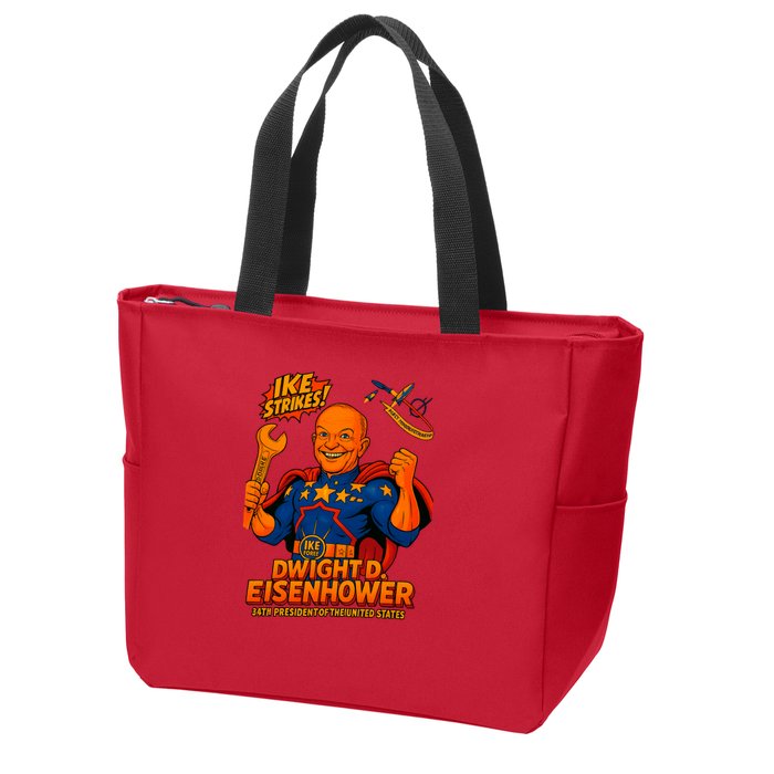Dwight D. Eisenhower The Presidential Chronicles Zip Tote Bag