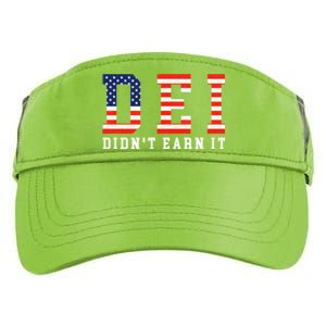 Dei DidnT Earn It Funny Adult Drive Performance Visor