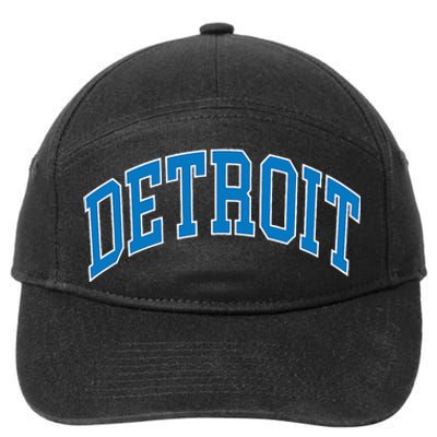 Detroit 7-Panel Snapback Hat