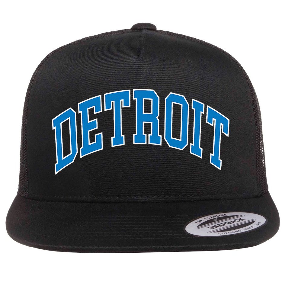 Detroit Flat Bill Trucker Hat