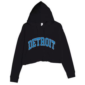 Detroit Crop Fleece Hoodie