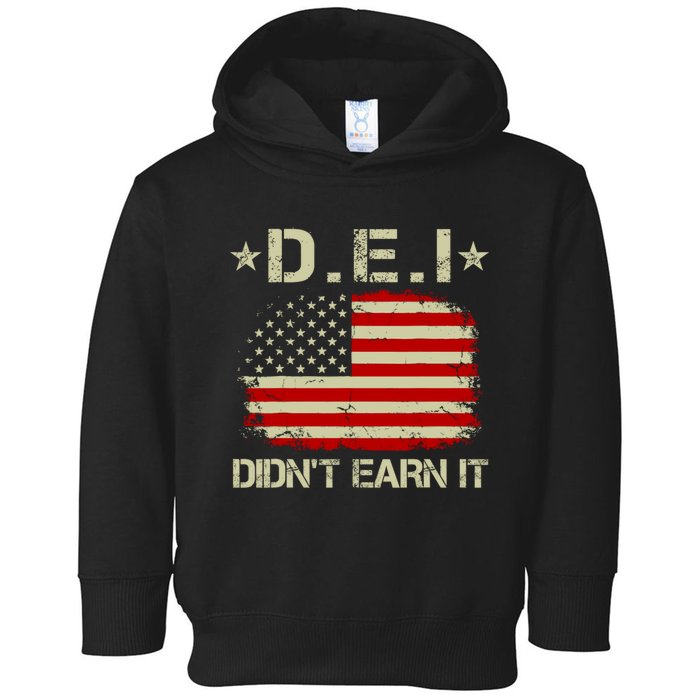 Dei DidnT Earn It Funny Toddler Hoodie