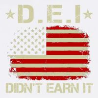 Dei DidnT Earn It Funny Garment-Dyed Sweatshirt