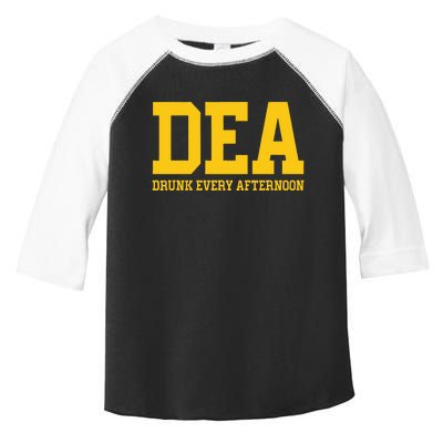 Dea Drunk Every Afternoon Drinking Lover Toddler Fine Jersey T-Shirt