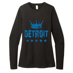 Detroit Womens CVC Long Sleeve Shirt