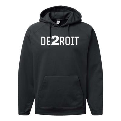 De2roit Performance Fleece Hoodie