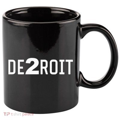 De2roit 11oz C Handle Ceramic Mug