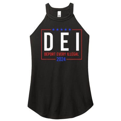 Dei Deport Every Illegal 2024 Women’s Perfect Tri Rocker Tank