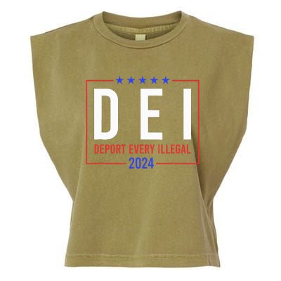 Dei Deport Every Illegal 2024 Garment-Dyed Women's Muscle Tee