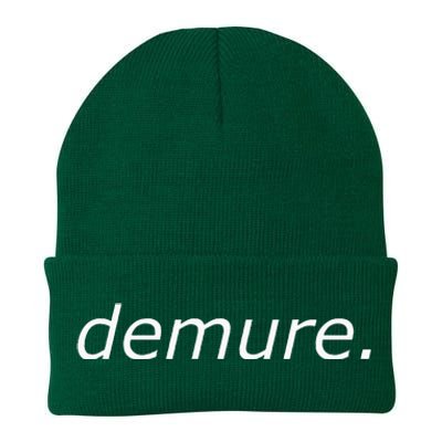 Demure Knit Cap Winter Beanie